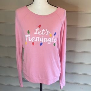NWOT PJ Salvage Let’s Flamingle Pj Top